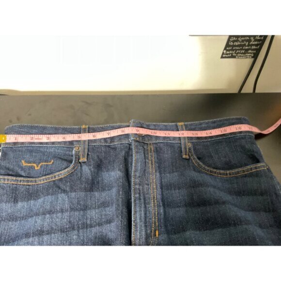 KIMES RANCH Jeans NWT Jennifer High Rise Flare Leg Dark Wash size 12/34 - Picture 12 of 15